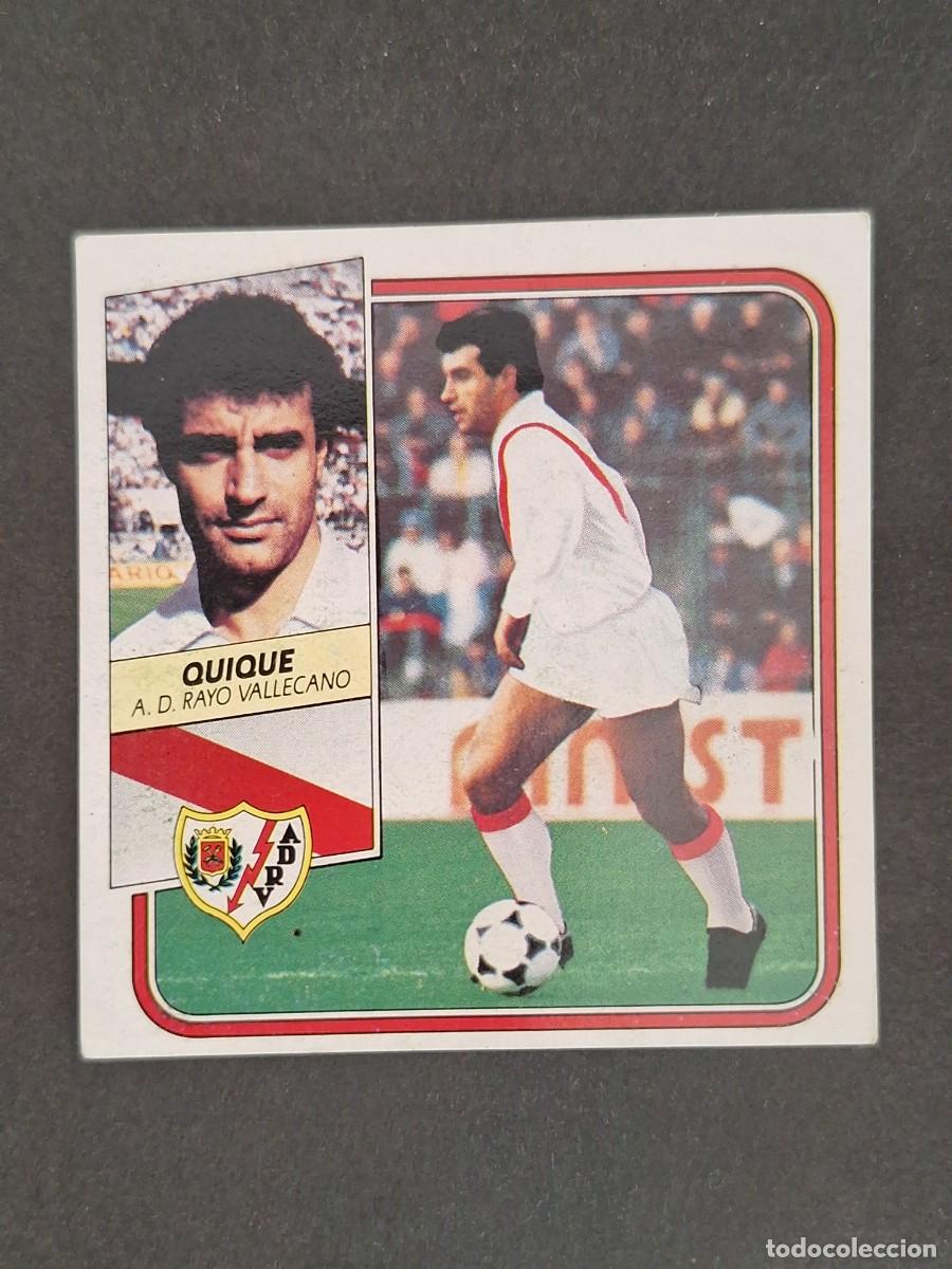 Fu&szlig;ball-Sticker: L3 QUIQUE RAYO VALLECANO FICHAJE 17 LIGA ESTE 1989 1990 89 90 DESPEGADO RECUPERADO