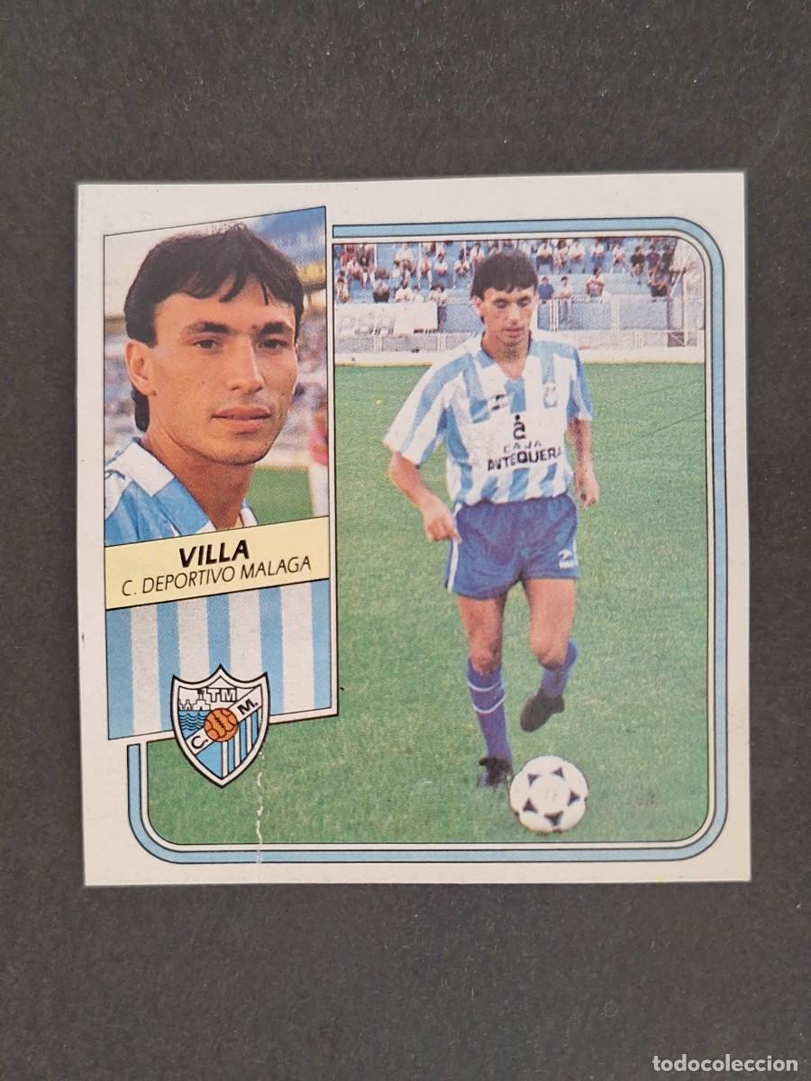 Fu&szlig;ball-Sticker: L3 VILLA C. D. MALAGA FICHAJE 23 LIGA ESTE 1989 1990 89 90 DESPEGADO RECUPERADO