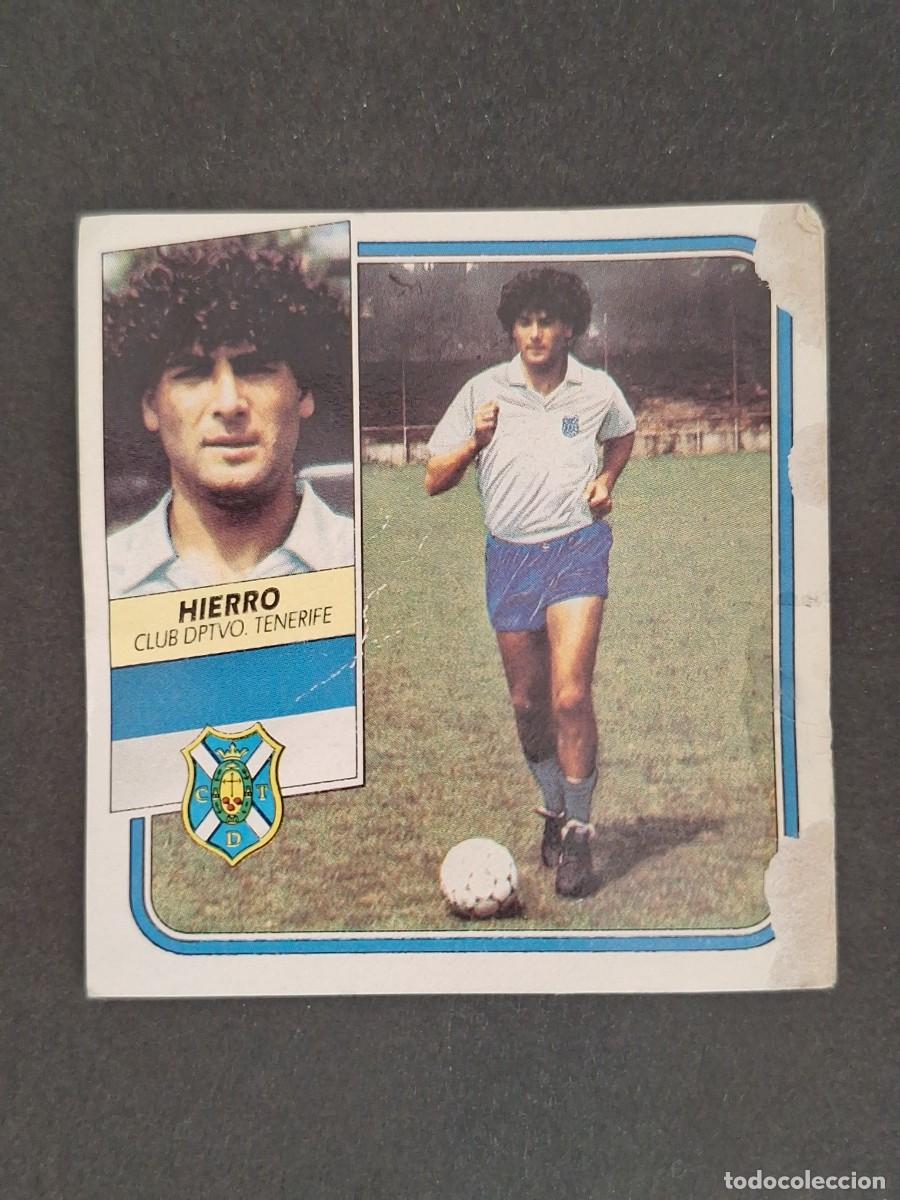 Fu&szlig;ball-Sticker: L3 HIERRO C. D. TENERIFE FICHAJE 27 LIGA ESTE 1989 1990 89 90 DESPEGADO RECUPERADO