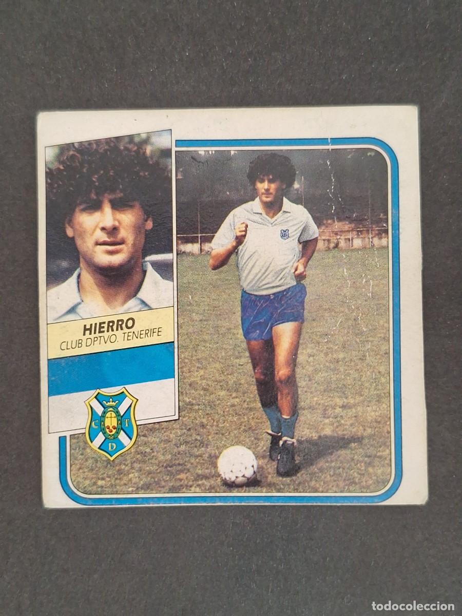 Fu&szlig;ball-Sticker: L3 HIERRO C. D. TENERIFE FICHAJE 27 LIGA ESTE 1989 1990 89 90 DESPEGADO RECUPERADO