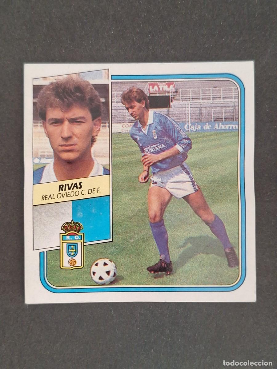 Fu&szlig;ball-Sticker: L3 RIVAS REAL OVIEDO FICHAJE 29 LIGA ESTE 1989 1990 89 90 DESPEGADO RECUPERADO