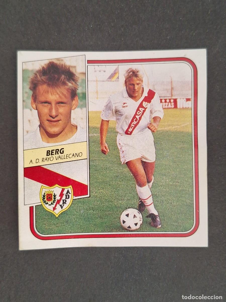 Fu&szlig;ball-Sticker: L3 BERG RAYO VALLECANO FICHAJE 31 LIGA ESTE 1989 1990 89 90 DESPEGADO RECUPERADO