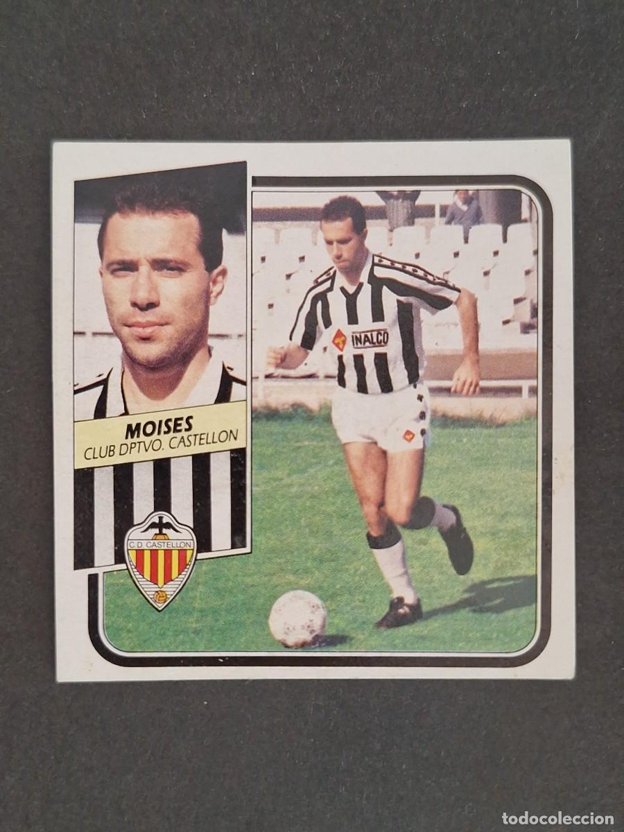 Fu&szlig;ball-Sticker: L3 MOISES C. D. CASTELLON FICHAJE 32 LIGA ESTE 1989 1990 89 90 DESPEGADO RECUPERADO