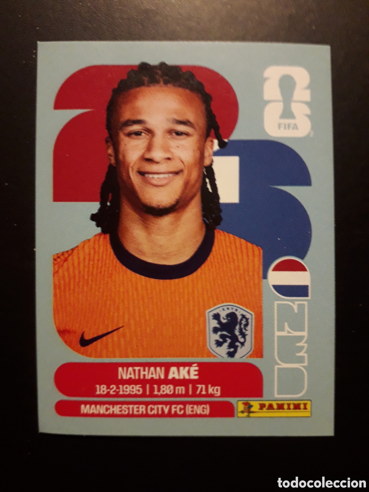 Cromos de f&uacute;tbol: AK&Eacute; HOLANDA/PA&Iacute;SES BAJOS NED 7 MUNDIAL F&Uacute;TBOL 2026 FIFA WORLD CUP PANINI SIN PEGAR PEDIDO M&Iacute;NIMO 3&euro;.