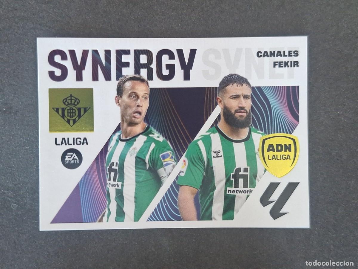 Cromos de f&uacute;tbol: L2 CANALES - FEKIR REAL BETIS ADN SYNERGY LIGA ESTE 2023 2024 23 24 NUNCA PEGADO SIN PEGAR