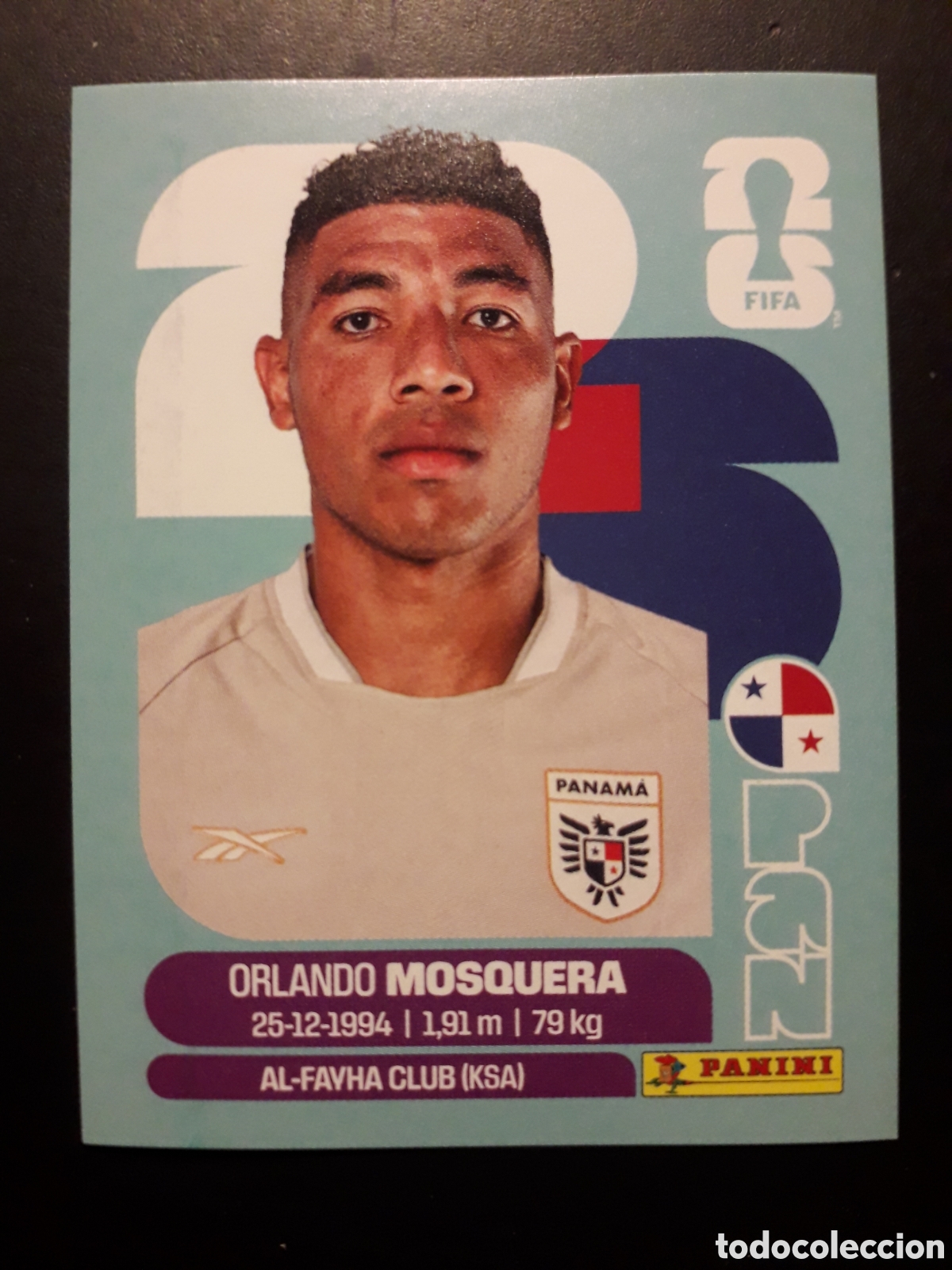 Cromos de f&uacute;tbol: MOSQUERA PANAM&Aacute; PAN 2 MUNDIAL F&Uacute;TBOL 2026 FIFA WORLD CUP PANINI SIN PEGAR PEDIDO M&Iacute;NIMO 3&euro;.