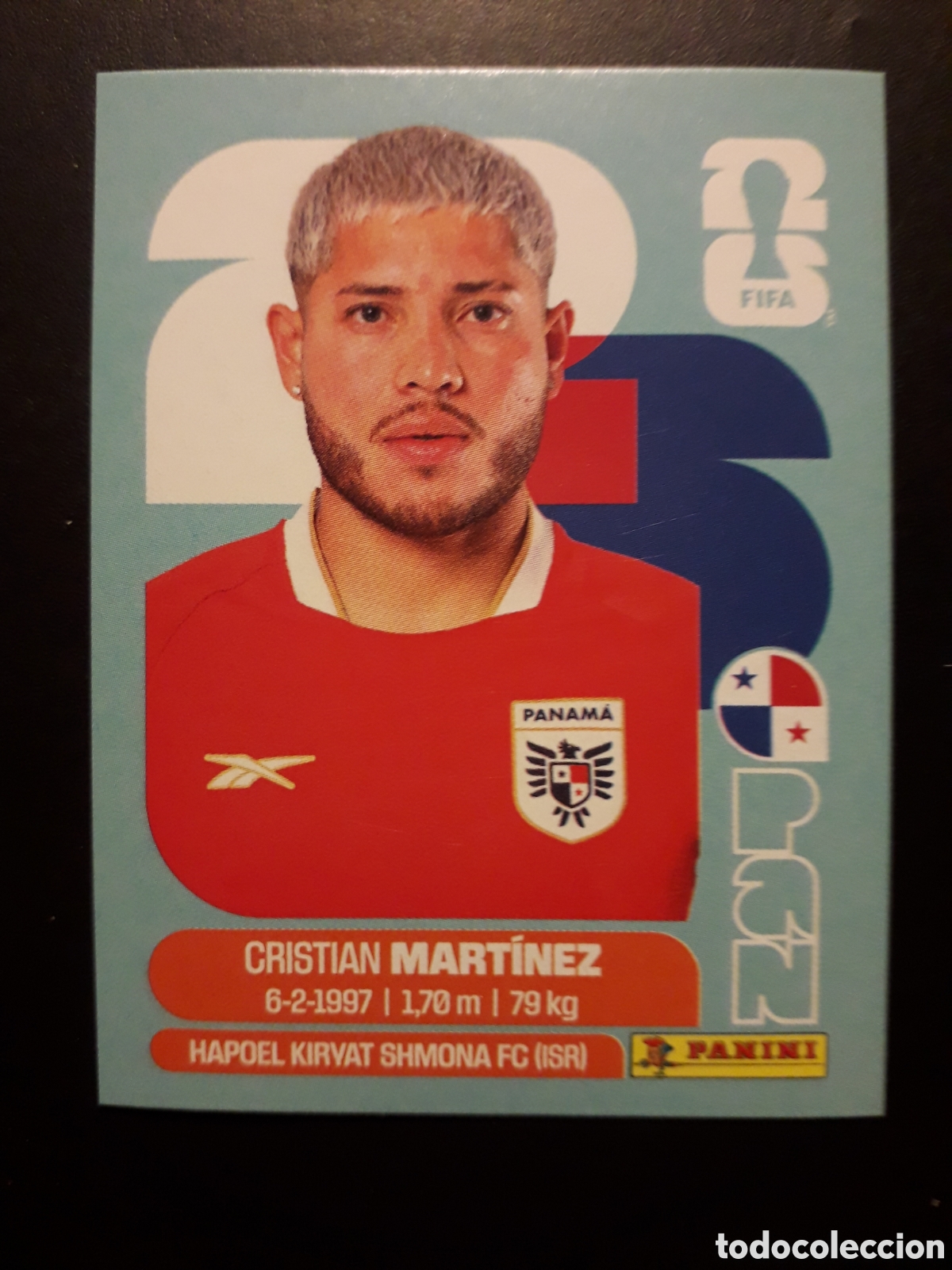 Cromos de f&uacute;tbol: MART&Iacute;NEZ PANAM&Aacute; PAN 10 MUNDIAL F&Uacute;TBOL 2026 FIFA WORLD CUP PANINI SIN PEGAR PEDIDO M&Iacute;NIMO 3&euro;