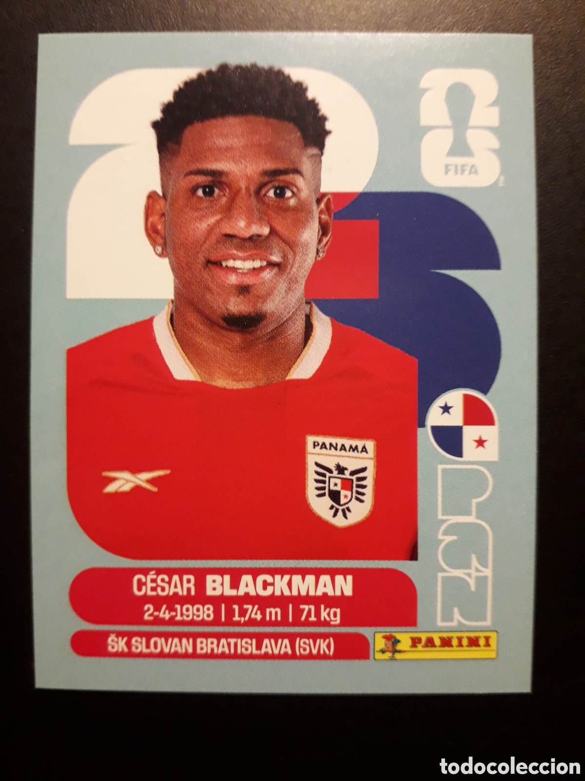Cromos de f&uacute;tbol: BLACKMAN PANAM&Aacute; PAN 9 MUNDIAL F&Uacute;TBOL 2026 FIFA WORLD CUP PANINI SIN PEGAR PEDIDO M&Iacute;NIMO 3&euro;