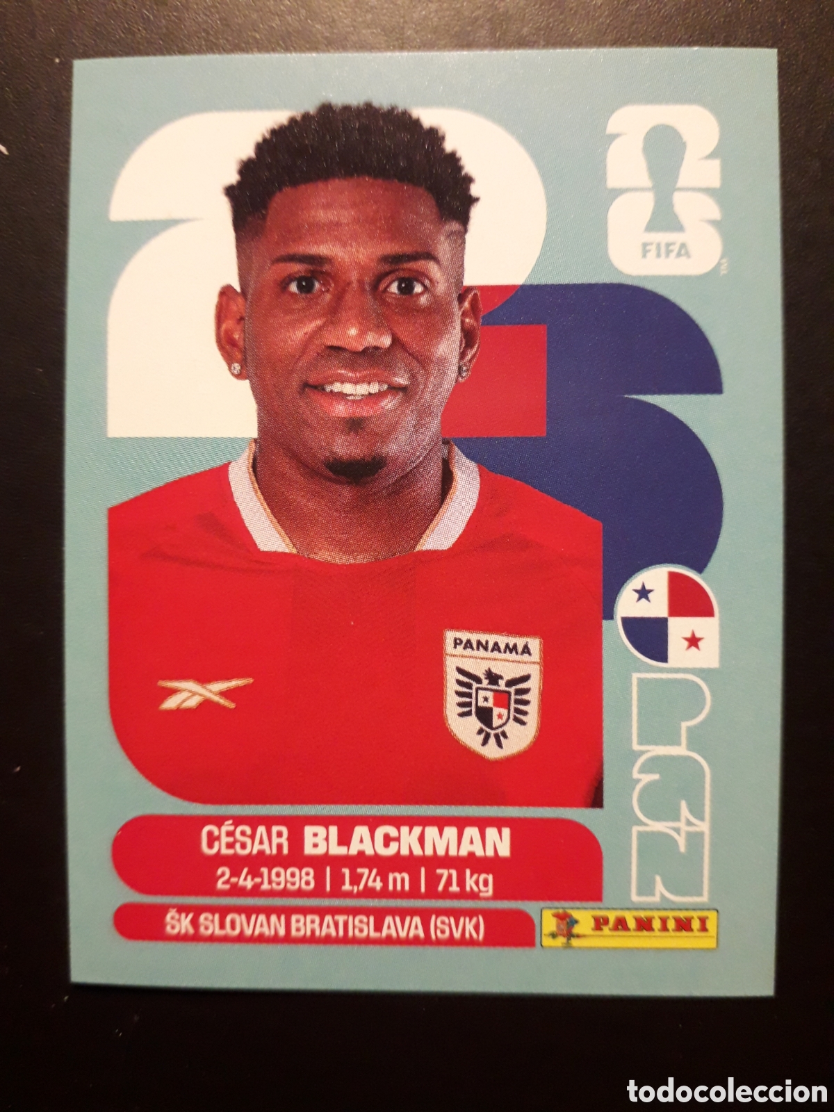 Cromos de f&uacute;tbol: BLACKMAN PANAM&Aacute; PAN 9 MUNDIAL F&Uacute;TBOL 2026 FIFA WORLD CUP PANINI SIN PEGAR PEDIDO M&Iacute;NIMO 3&euro;
