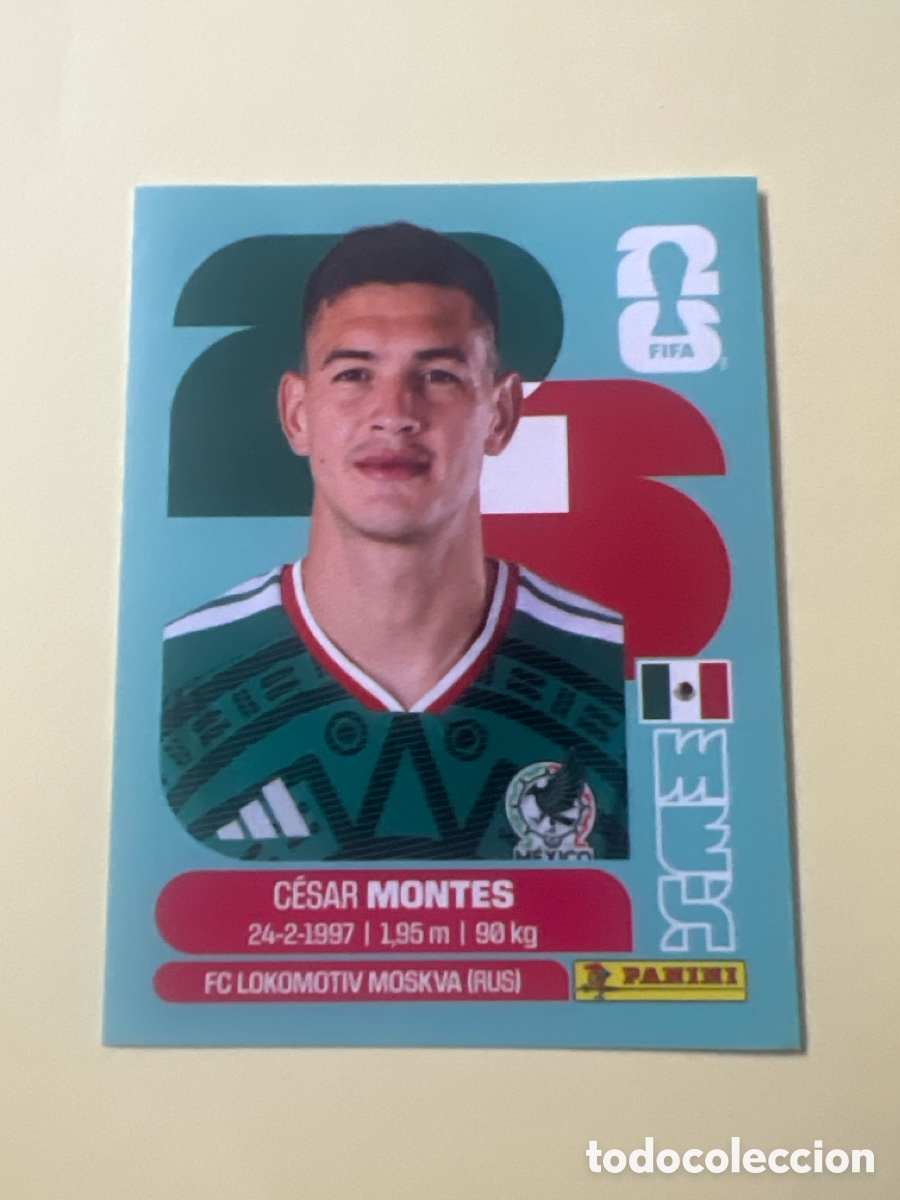 Cromos de f&uacute;tbol: C3250. C&Eacute;SAR MONTES MEX 5 - MEXICO - PANINI FIFA WORLD CUP 2026 - MUNDIAL 2026 STICKER WORLD CUP 26