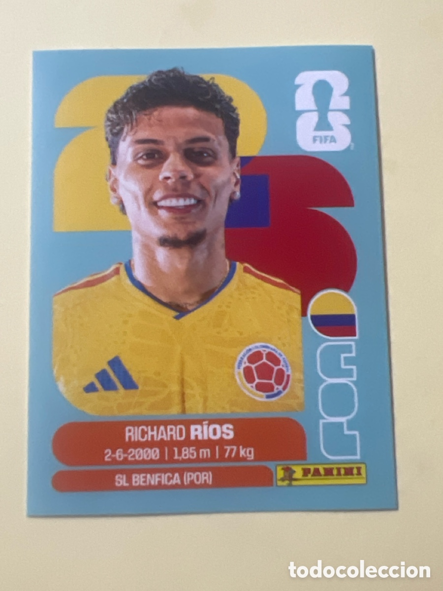 Cromos de f&uacute;tbol: C3257. CROMO FIFA WORLD CUP 2026. PANINI. RICHARD R&Iacute;OS. COL 12