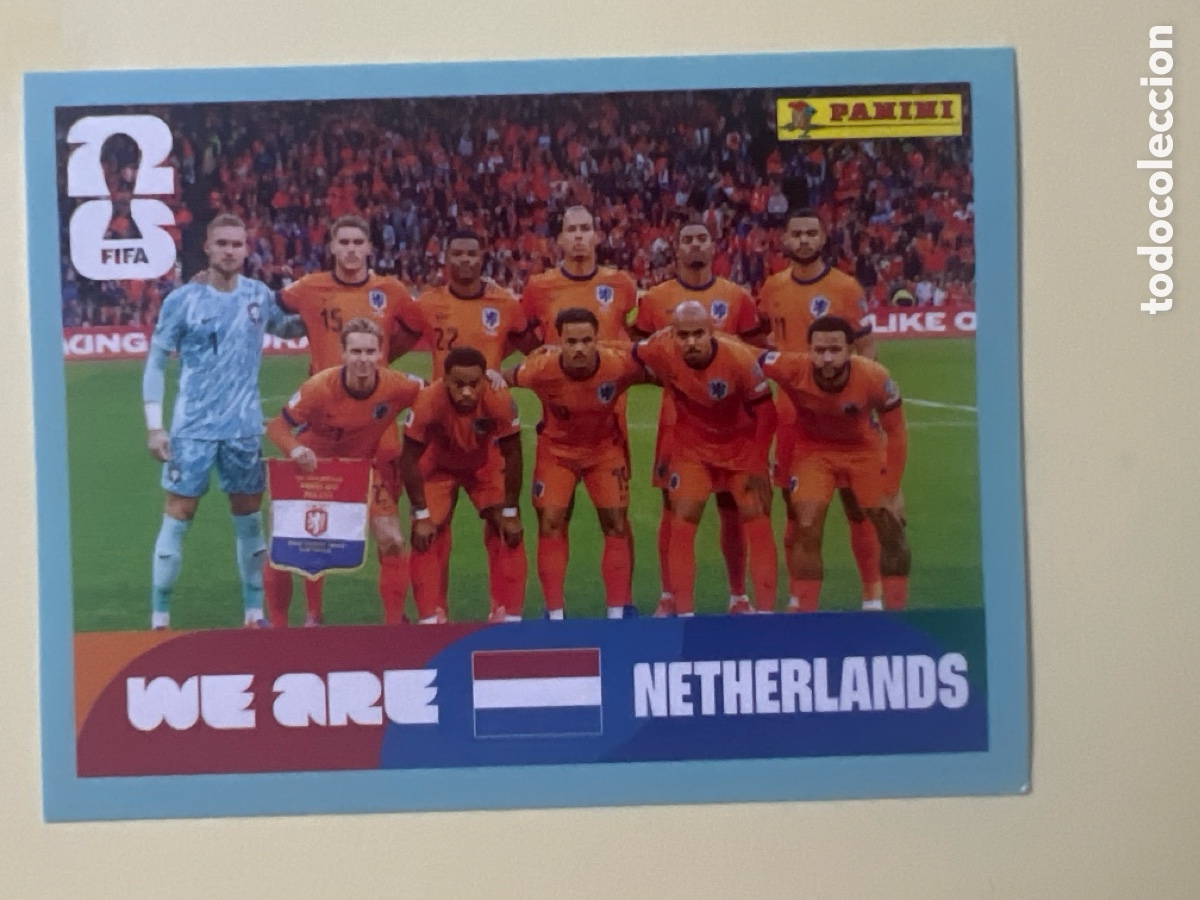Cromos de f&uacute;tbol: C3258. NED13 NED 13 Equipo Holanda Sticker Cromo FIFA World Cup 2026 26 Panini Mundial