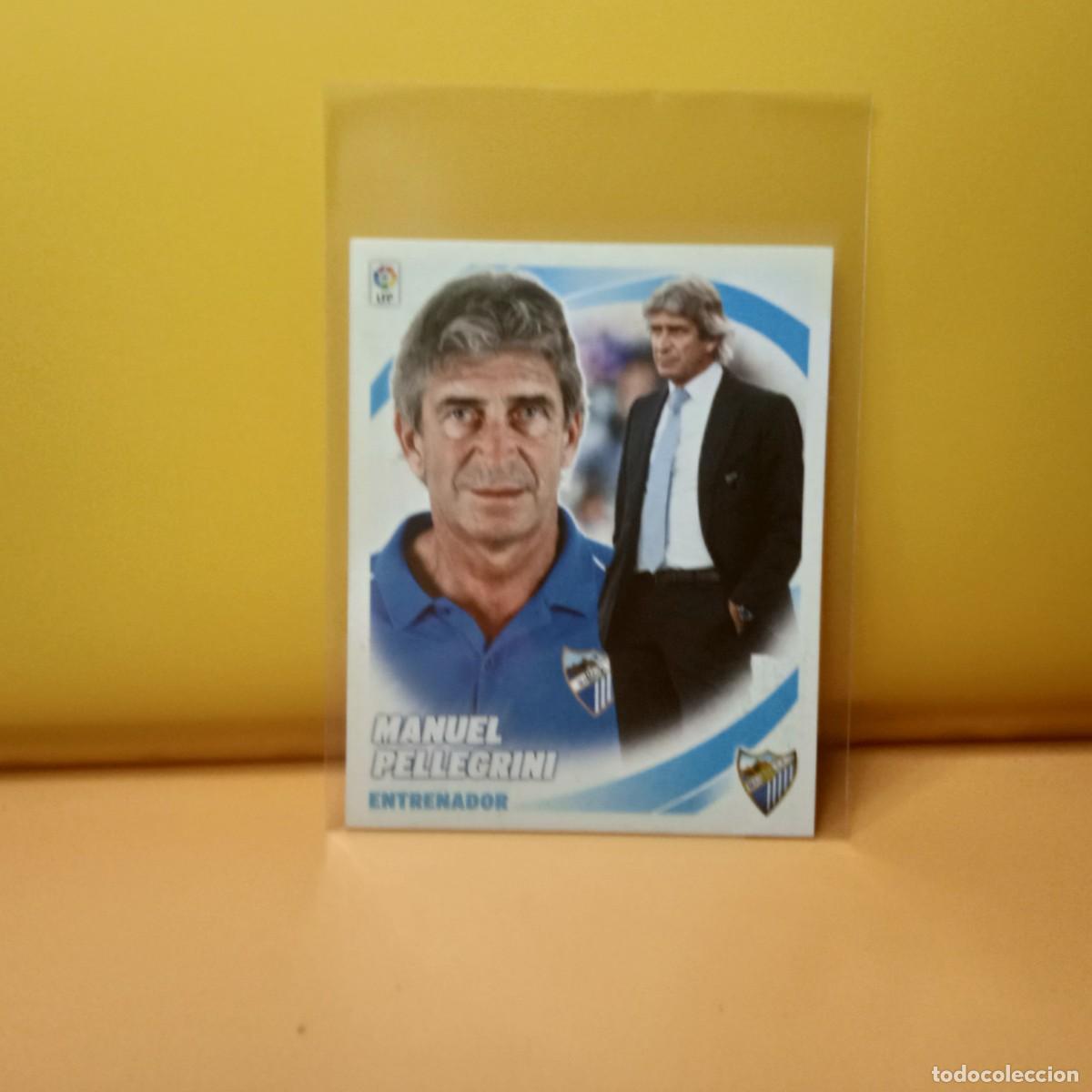 Cromos de f&uacute;tbol: EDICIONES ESTE 2012 2013 12 13 M&Aacute;LAGA C.F MANUEL PELLEGRINI (ENTRENADOR)