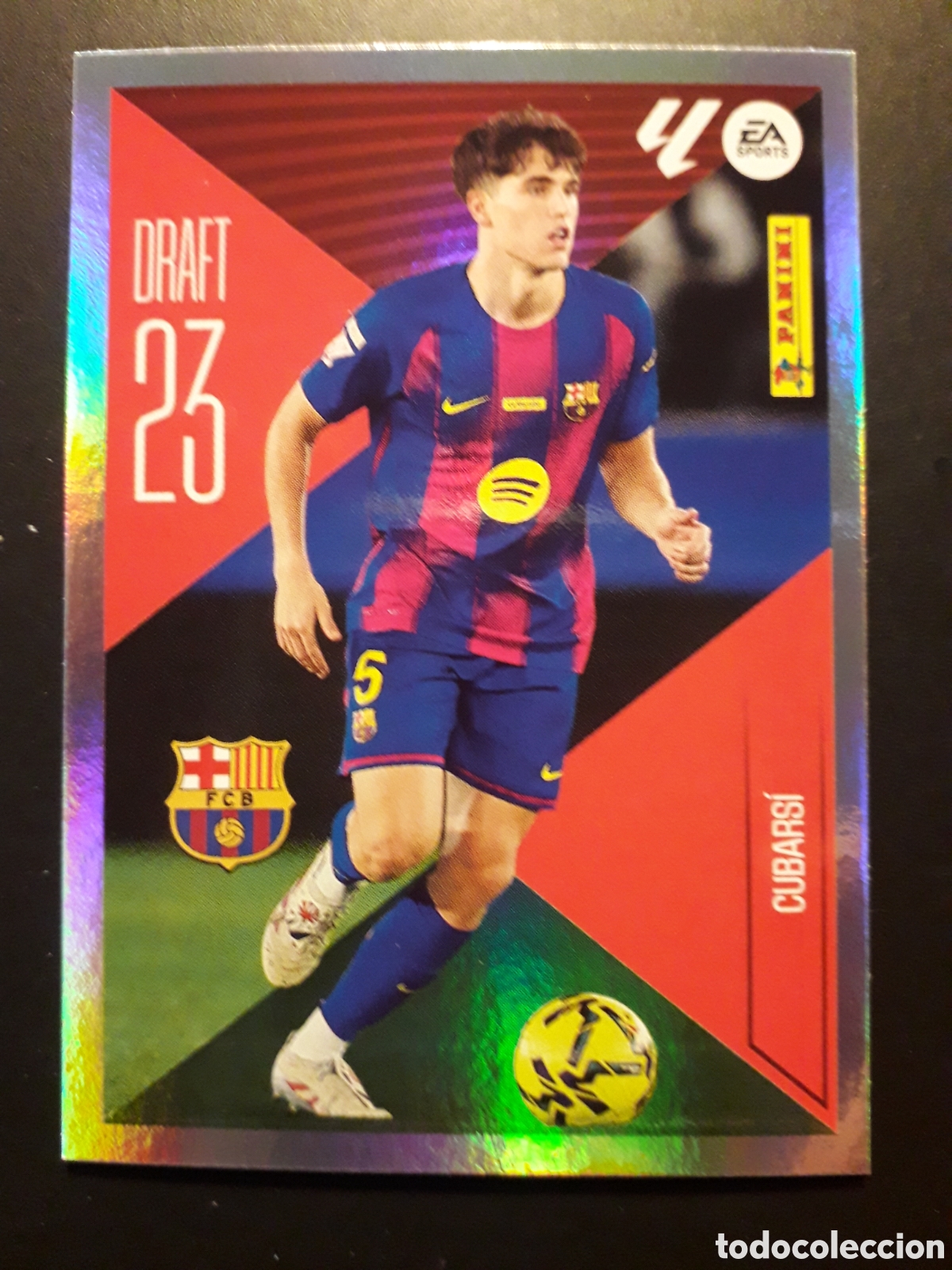 Cromos de f&uacute;tbol: CUBARS&Iacute; FC BARCELONA, DRAFT 23 N&deg; 6 ED ESTE 2026 2027 26 27 SIN PEGAR PEDIDO M&Iacute;NIMO 3&euro;