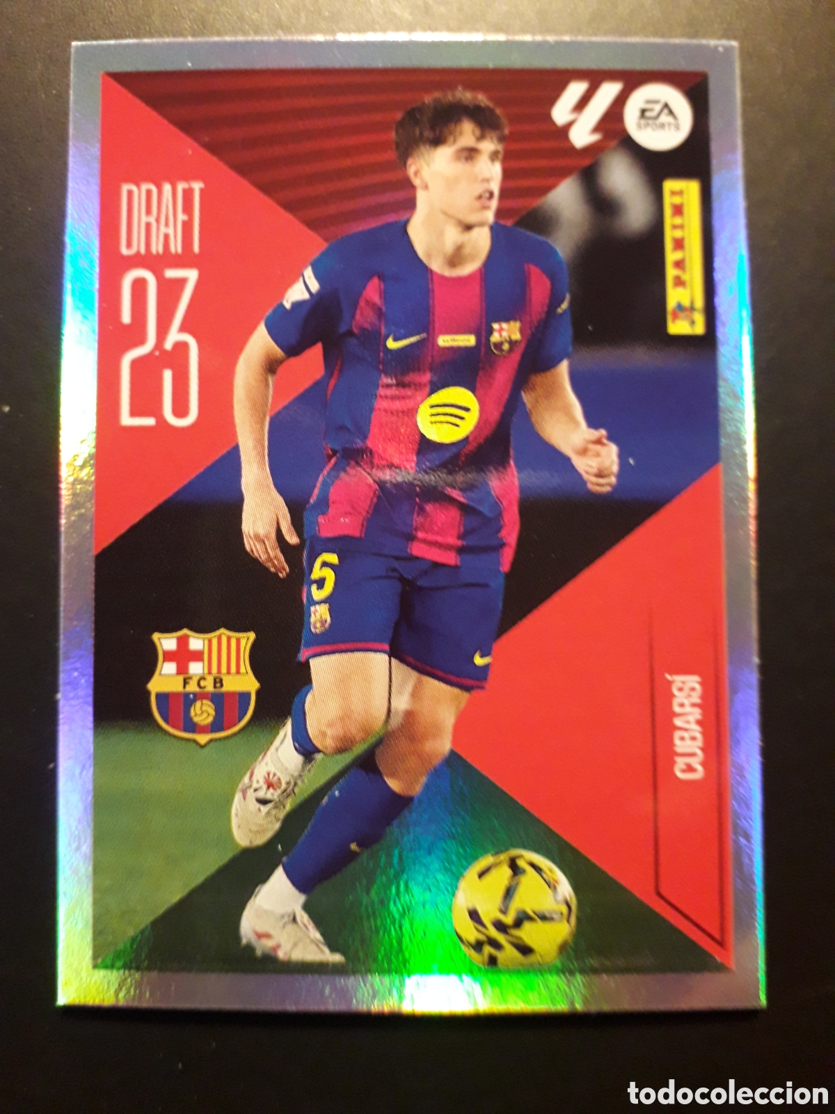 Cromos de f&uacute;tbol: CUBARS&Iacute; FC BARCELONA, DRAFT 23 N&deg; 6 ED ESTE 2026 2027 26 27 SIN PEGAR PEDIDO M&Iacute;NIMO 3&euro;