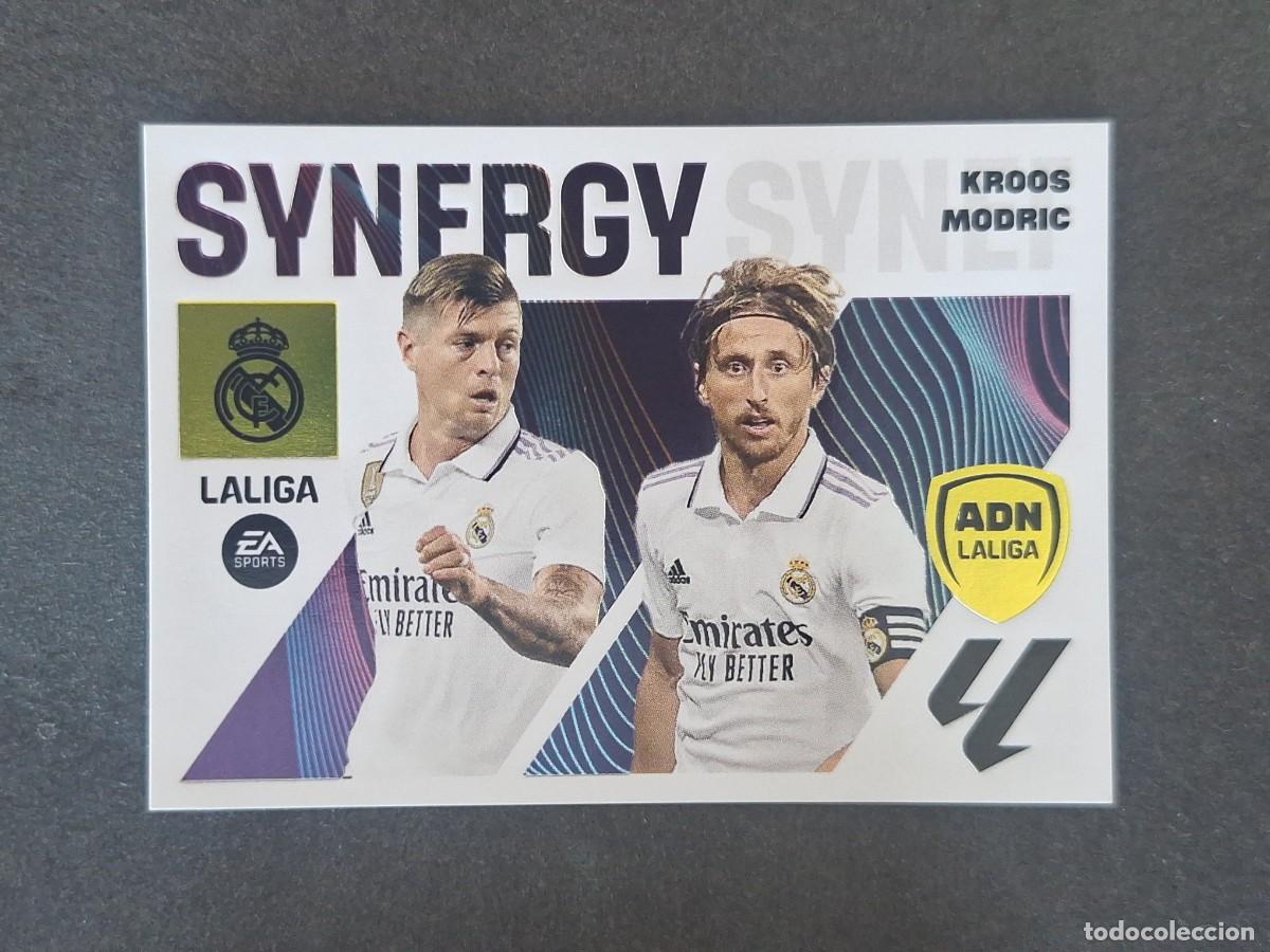 Cromos de f&uacute;tbol: L2 KROOS - MODRIC REAL MADRID ADN SYNERGY LIGA ESTE 2023 2024 23 24 NUNCA PEGADO SIN PEGAR