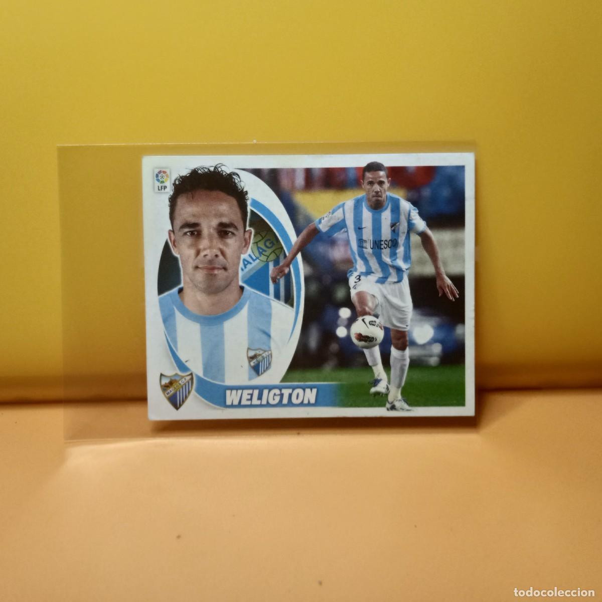 Cromos de f&uacute;tbol: EDICIONES ESTE 2012 2013 12 13 M&Aacute;LAGA C.F WELIGTON 6