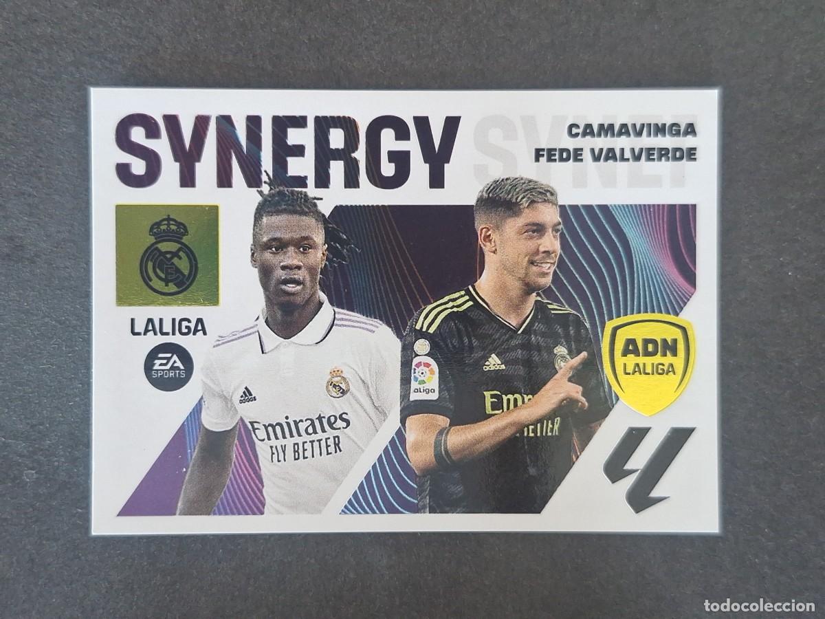 Cromos de f&uacute;tbol: L2 CAMAVINGA - FEDE VALVERDE REAL MADRID ADN SYNERGY LIGA ESTE 2023 2024 23 24 NUNCA PEGADO