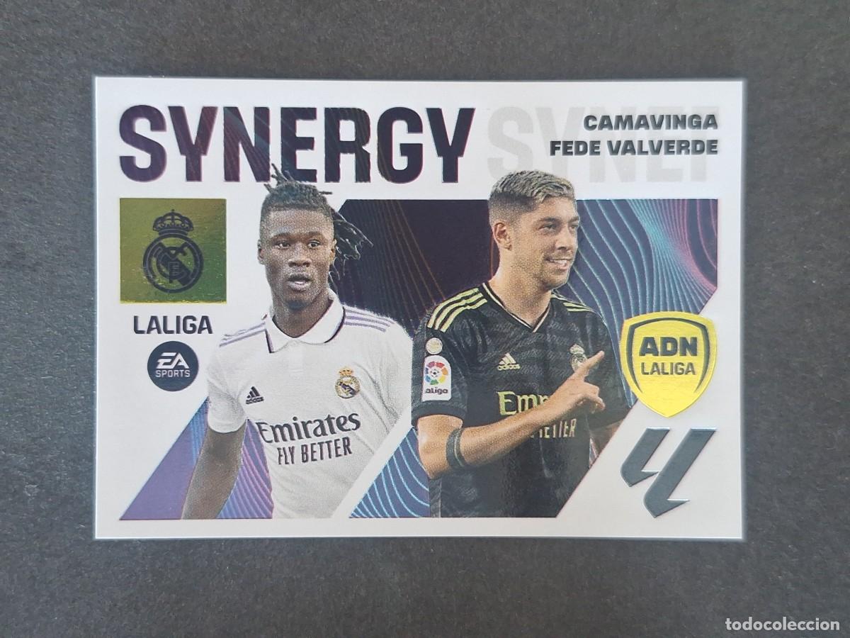 Cromos de f&uacute;tbol: L2 CAMAVINGA - FEDE VALVERDE REAL MADRID ADN SYNERGY LIGA ESTE 2023 2024 23 24 NUNCA PEGADO