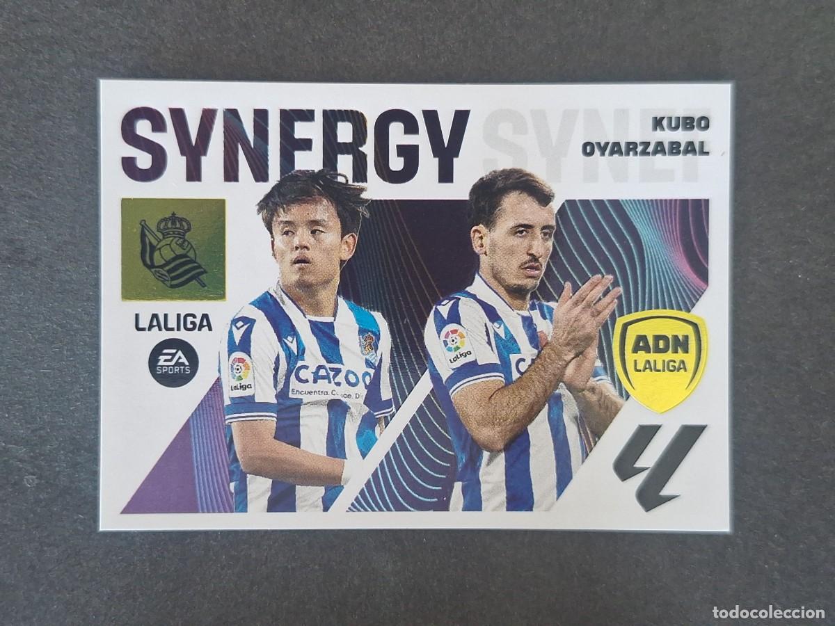 Cromos de f&uacute;tbol: L2 KUBO - OYARZABAL REAL SOCIEDAD ADN SYNERGY LIGA ESTE 2023 2024 23 24 NUNCA PEGADO SIN PEGAR