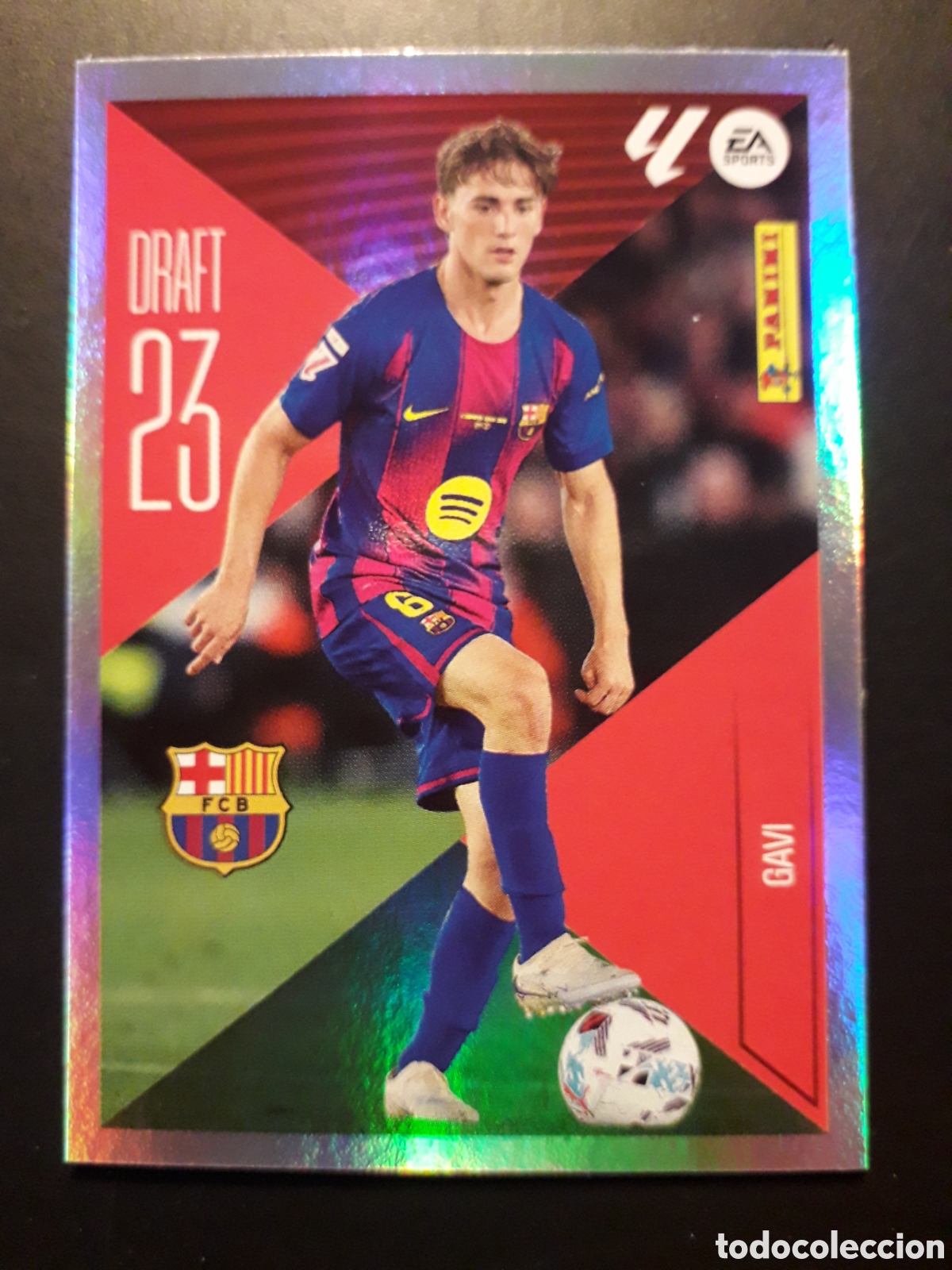 Cromos de f&uacute;tbol: GAVI, FC BARCELONA, DRAFT 23 N&deg; 8 ED ESTE 2026 2027 26 27 SIN PEGAR PEDIDO M&Iacute;NIMO 3&euro;