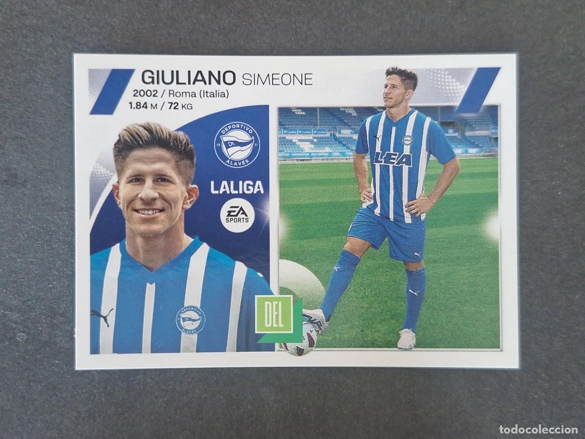 Cromos de f&uacute;tbol: L2 GIULIANO DEPORTIVO ALAVES COLOCA LIGA ESTE 2023 2024 23 24 NUNCA PEGADO SIN PEGAR