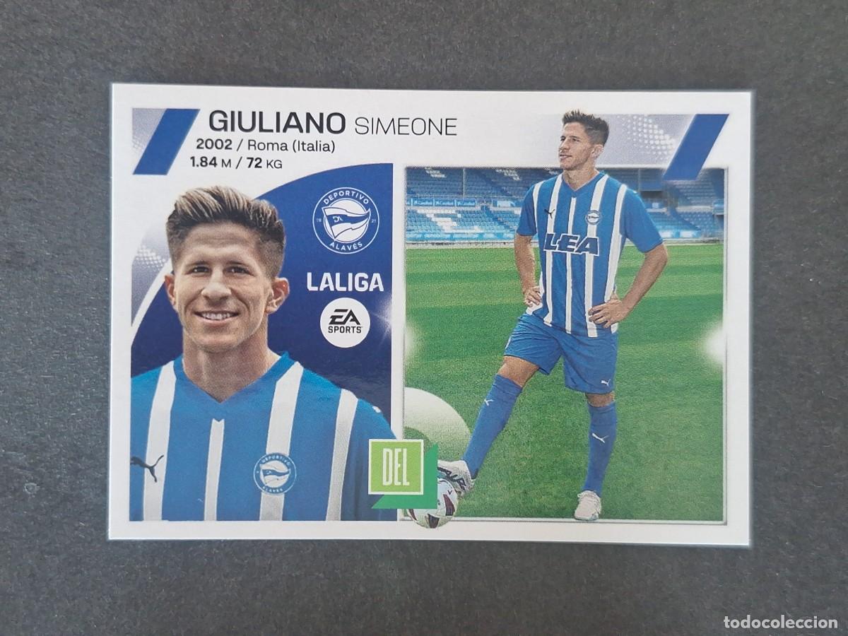 Cromos de f&uacute;tbol: L2 GIULIANO DEPORTIVO ALAVES COLOCA LIGA ESTE 2023 2024 23 24 NUNCA PEGADO SIN PEGAR