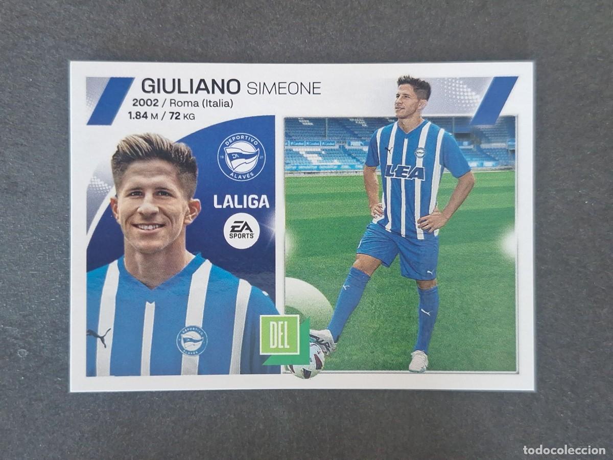 Cromos de f&uacute;tbol: L2 GIULIANO DEPORTIVO ALAVES COLOCA LIGA ESTE 2023 2024 23 24 NUNCA PEGADO SIN PEGAR