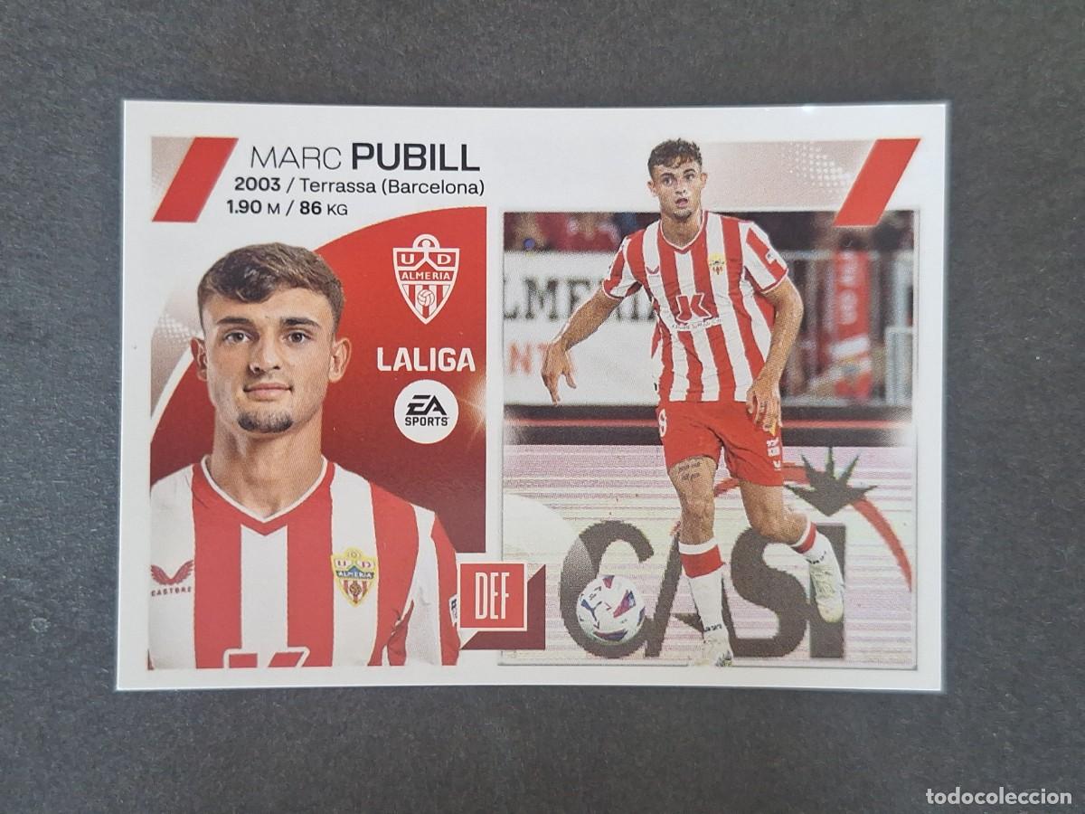 Cromos de f&uacute;tbol: L2 PUBILL U. D. ALMERIA COLOCA LIGA ESTE 2023 2024 23 24 NUNCA PEGADO SIN PEGAR