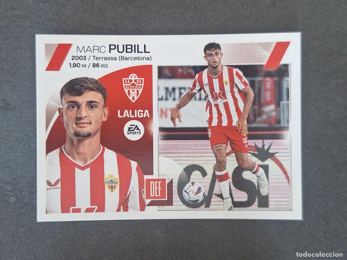 Cromos de f&uacute;tbol: L2 PUBILL U. D. ALMERIA COLOCA LIGA ESTE 2023 2024 23 24 NUNCA PEGADO SIN PEGAR