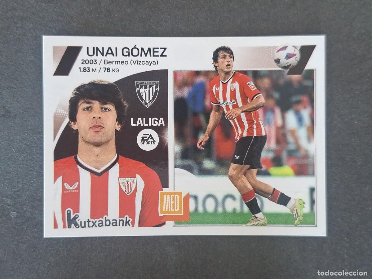 Cromos de f&uacute;tbol: L2 UNAI GOMEZ ATHLETIC CLUB DE BILBAO COLOCA LIGA ESTE 2023 2024 23 24 NUNCA PEGADO SIN PEGAR