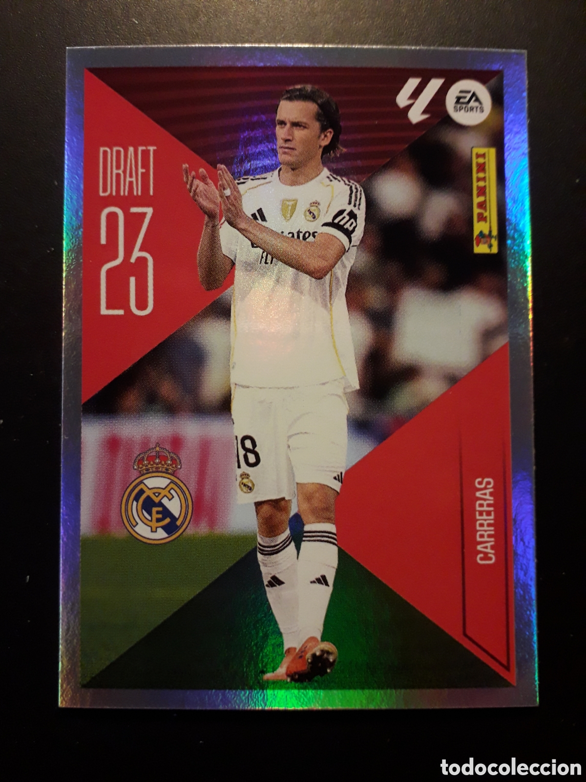 Cromos de Futebol: CARRERAS, REAL MADRID DRAFT 23 N&deg; 5 ED ESTE 2026 2027 26 27 SIN PEGAR PEDIDO M&Iacute;NIMO 3&euro;