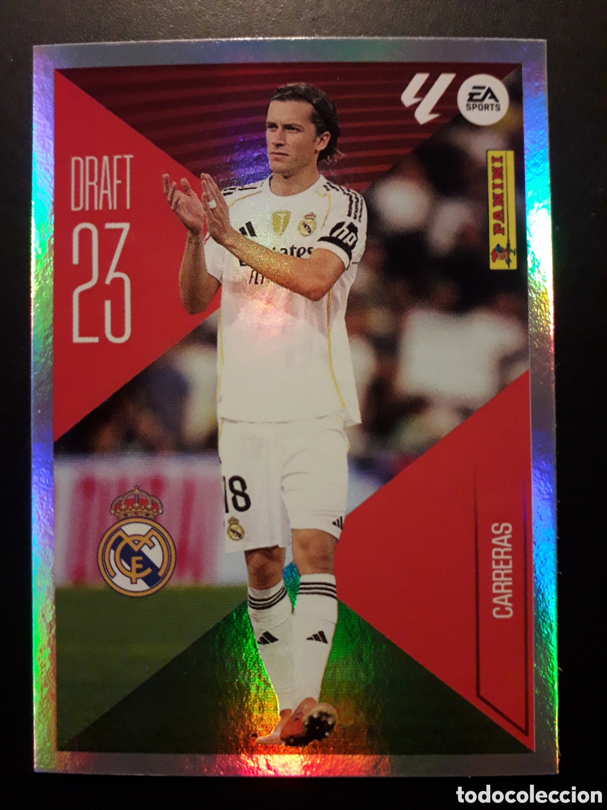 Cromos de Futebol: CARRERAS, REAL MADRID DRAFT 23 N&deg; 5 ED ESTE 2026 2027 26 27 SIN PEGAR PEDIDO M&Iacute;NIMO 3&euro;