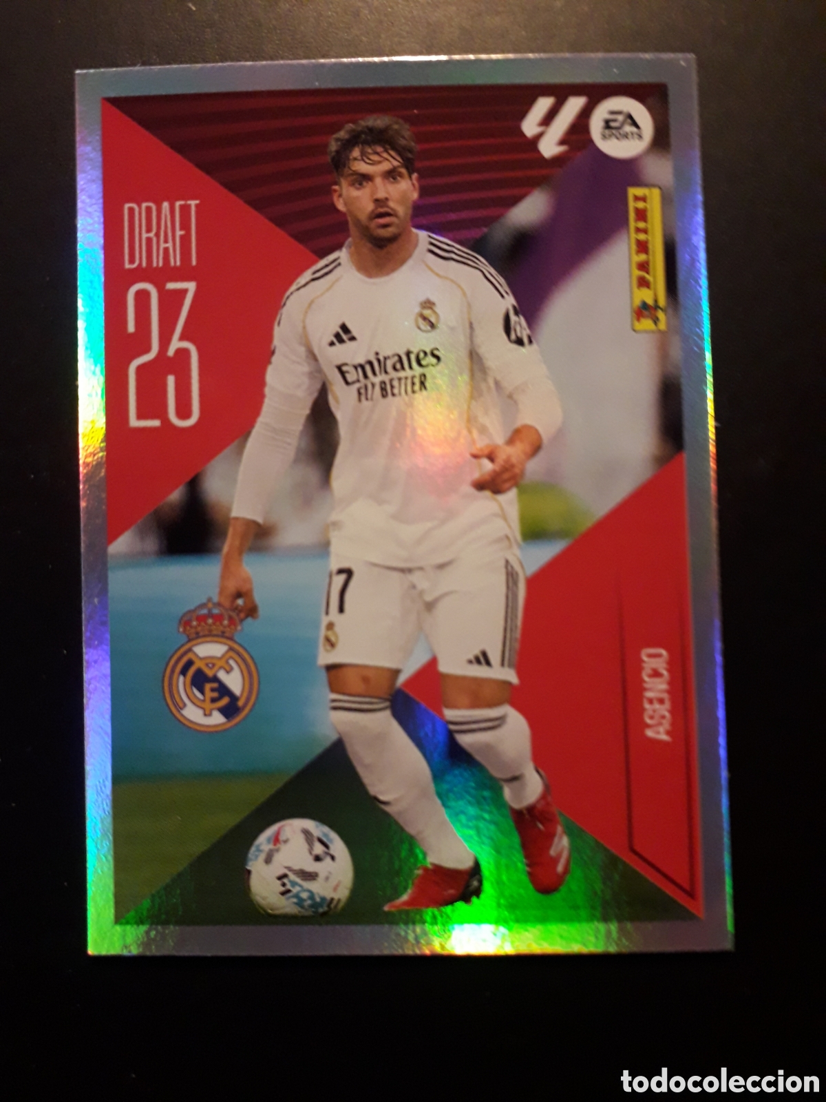 Cromos de Futebol: ASENCIO, REAL MADRID DRAFT 23 N&deg; 1 ED ESTE 2026 2027 26 27 SIN PEGAR PEDIDO M&Iacute;NIMO 3&euro;