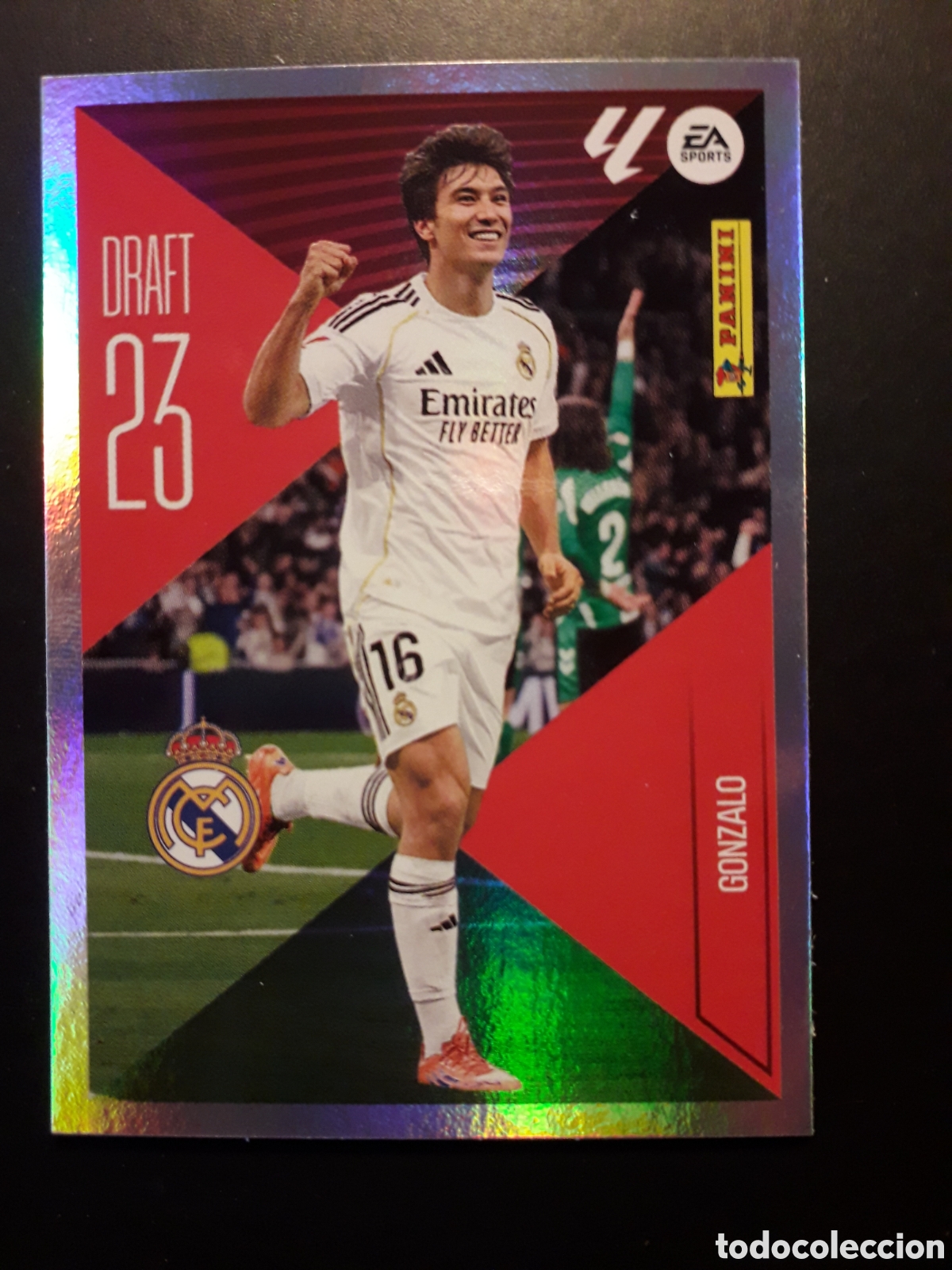 Cromos de Futebol: GONZALO REAL MADRID DRAFT 23 N&deg; 9 ED ESTE 2026 2027 26 27 SIN PEGAR PEDIDO M&Iacute;NIMO 3&euro;