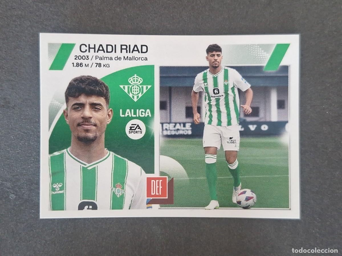 Fu&szlig;ball-Sticker: L2 CHADI RIAD REAL BETIS COLOCA LIGA ESTE 2023 2024 23 24 NUNCA PEGADO SIN PEGAR