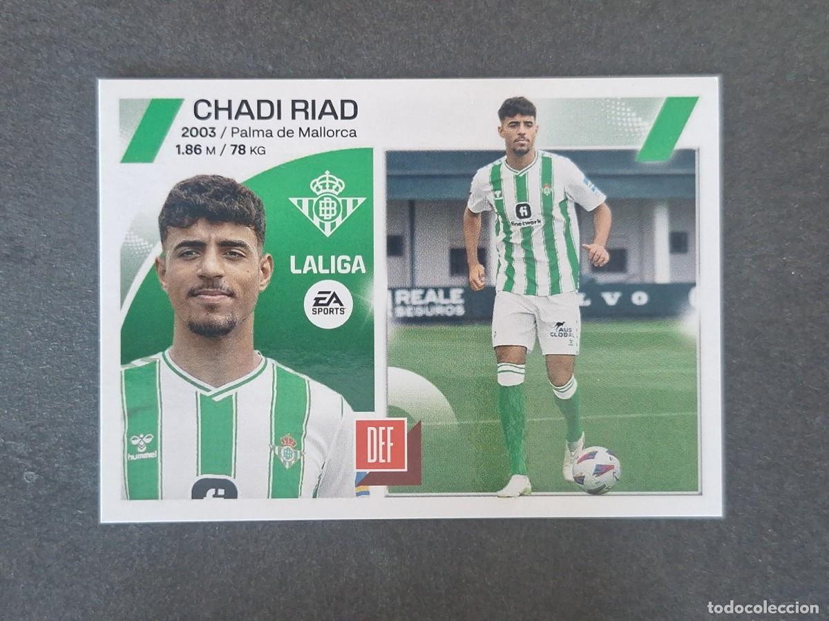 Fu&szlig;ball-Sticker: L2 CHADI RIAD REAL BETIS COLOCA LIGA ESTE 2023 2024 23 24 NUNCA PEGADO SIN PEGAR