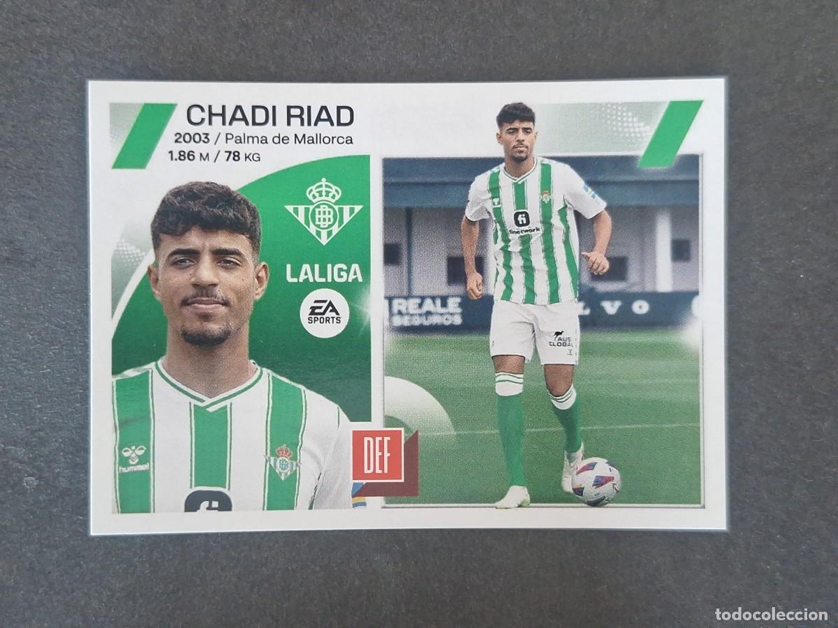 Fu&szlig;ball-Sticker: L2 CHADI RIAD REAL BETIS COLOCA LIGA ESTE 2023 2024 23 24 NUNCA PEGADO SIN PEGAR