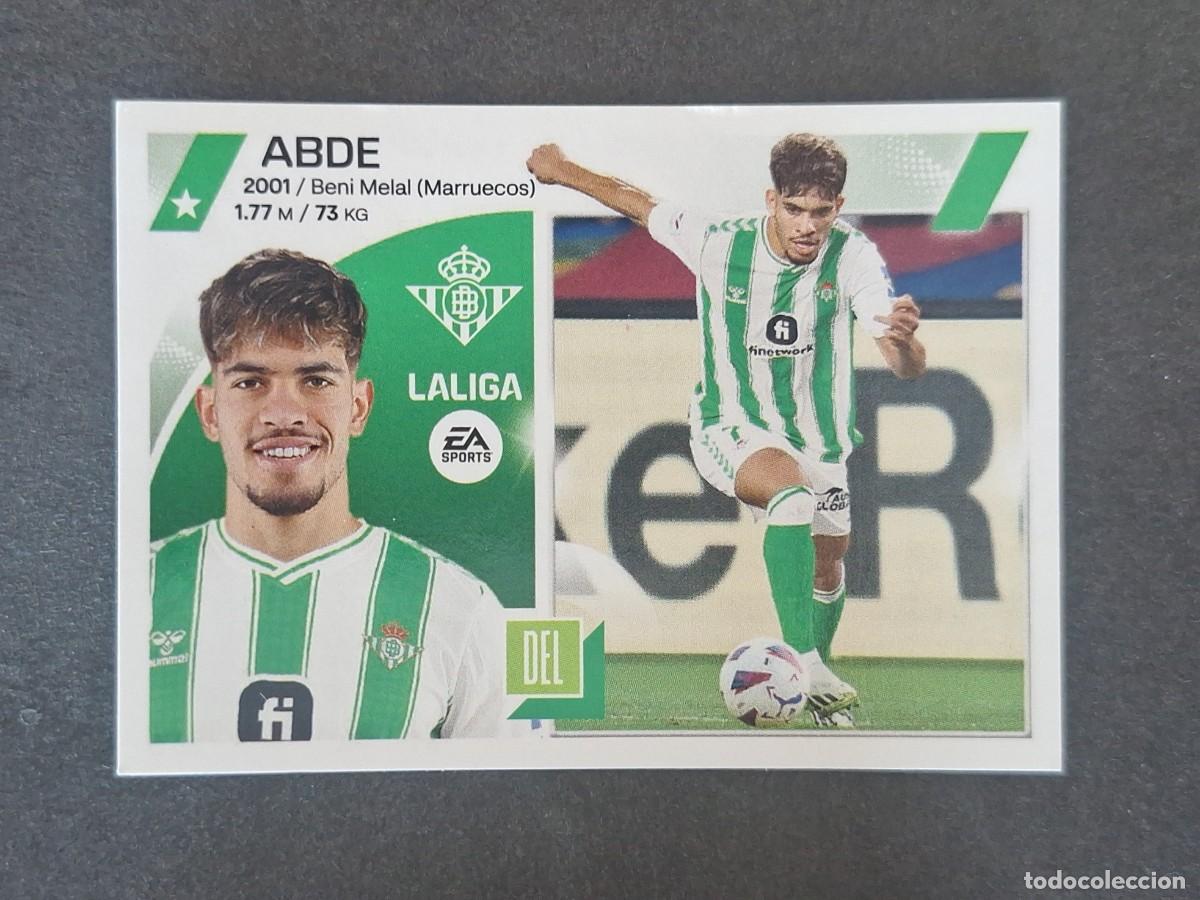 Fu&szlig;ball-Sticker: L2 ABDE REAL BETIS COLOCA LIGA ESTE 2023 2024 23 24 NUNCA PEGADO SIN PEGAR