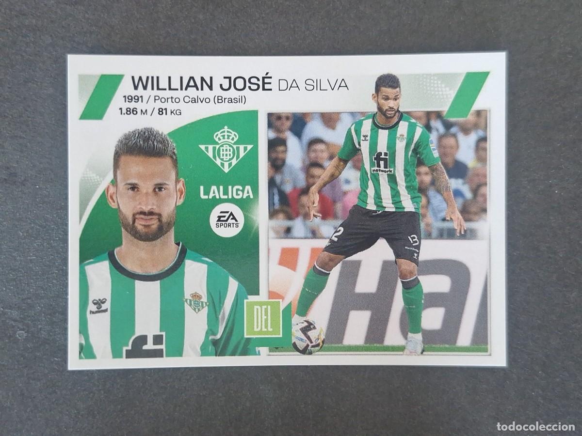 Fu&szlig;ball-Sticker: L2 WILLIAN JOSE REAL BETIS COLOCA LIGA ESTE 2023 2024 23 24 NUNCA PEGADO SIN PEGAR