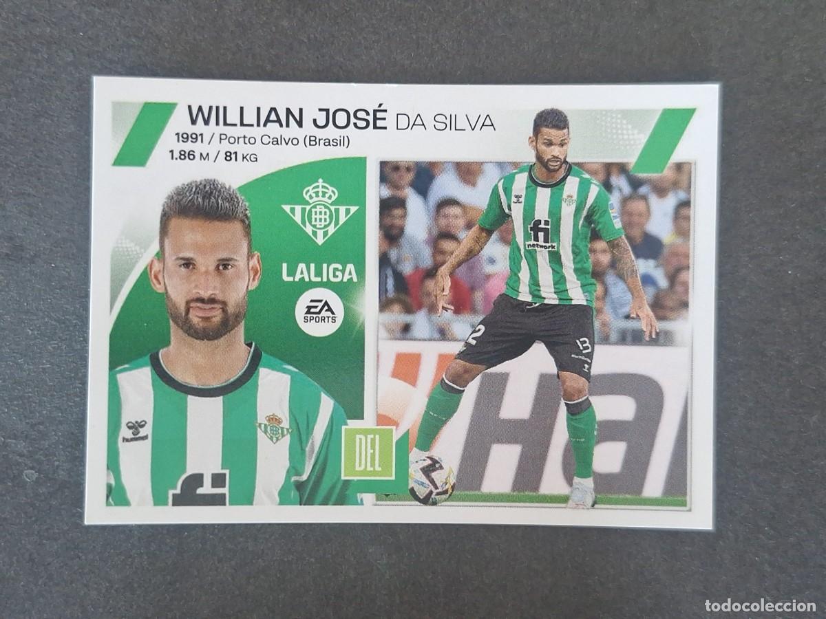 Fu&szlig;ball-Sticker: L2 WILLIAN JOSE REAL BETIS COLOCA LIGA ESTE 2023 2024 23 24 NUNCA PEGADO SIN PEGAR