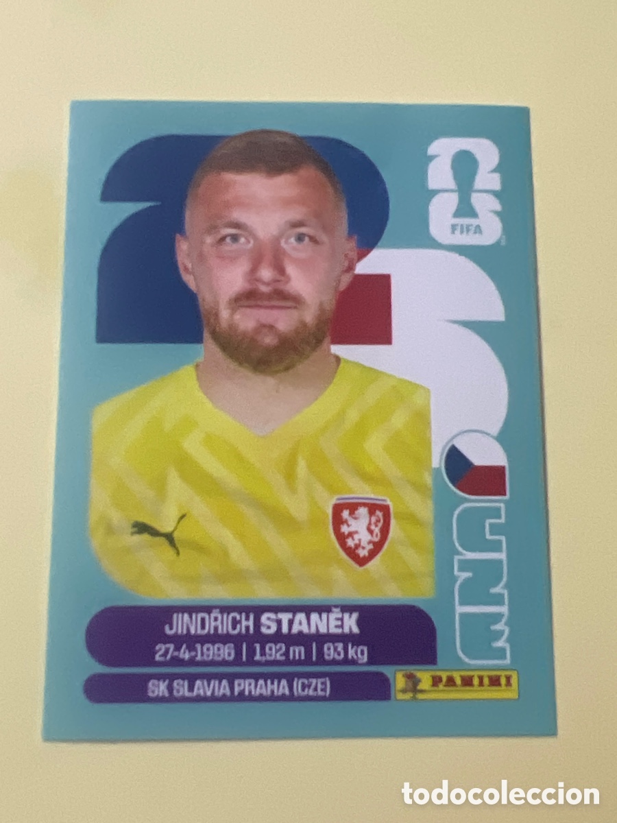Football Stickers: C3261. Stanek Republica Checa CZE 3 Sticker Mundial 2026 FIFA World Cup / Sin pegar