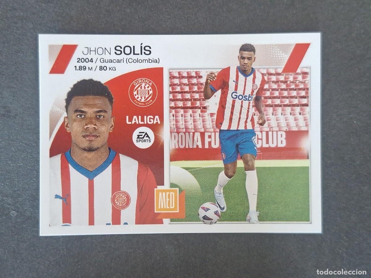 Football Stickers: L2 SOLIS GIRONA F. C. COLOCA LIGA ESTE 2023 2024 23 24 NUNCA PEGADO SIN PEGAR
