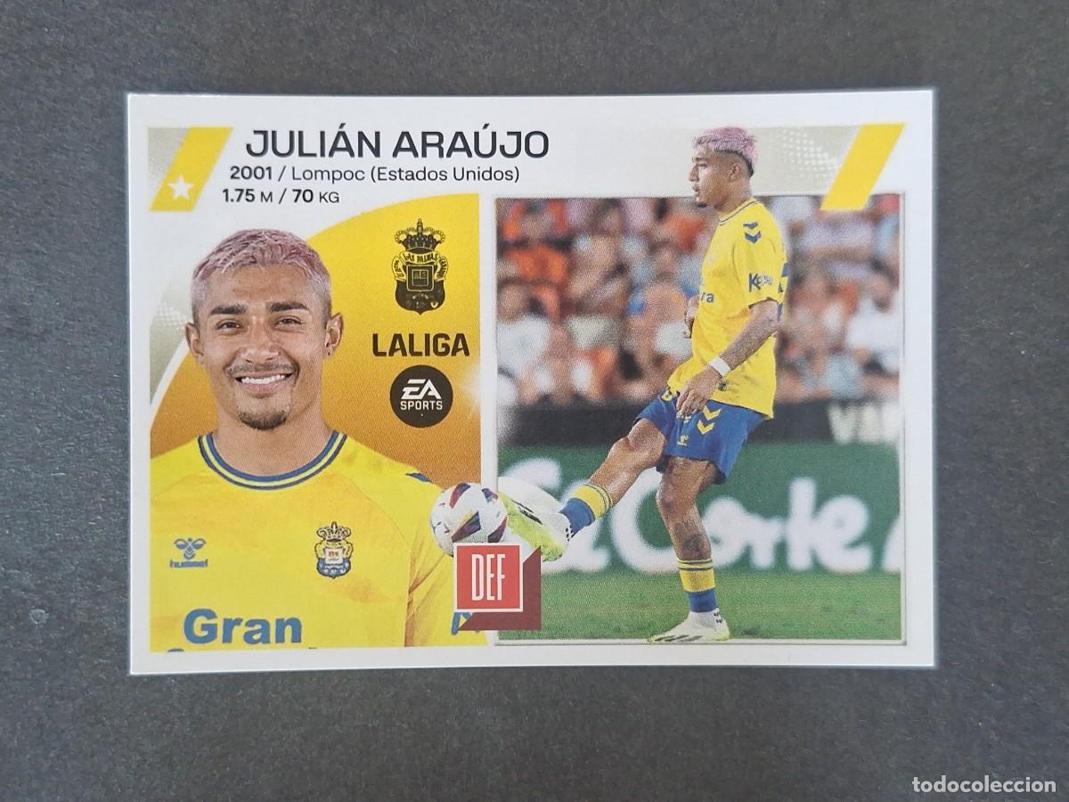 Figurine di Calcio: L2 JULIAN ARAUJO U. D. LAS PALMAS COLOCA LIGA ESTE 2023 2024 23 24 NUNCA PEGADO SIN PEGAR