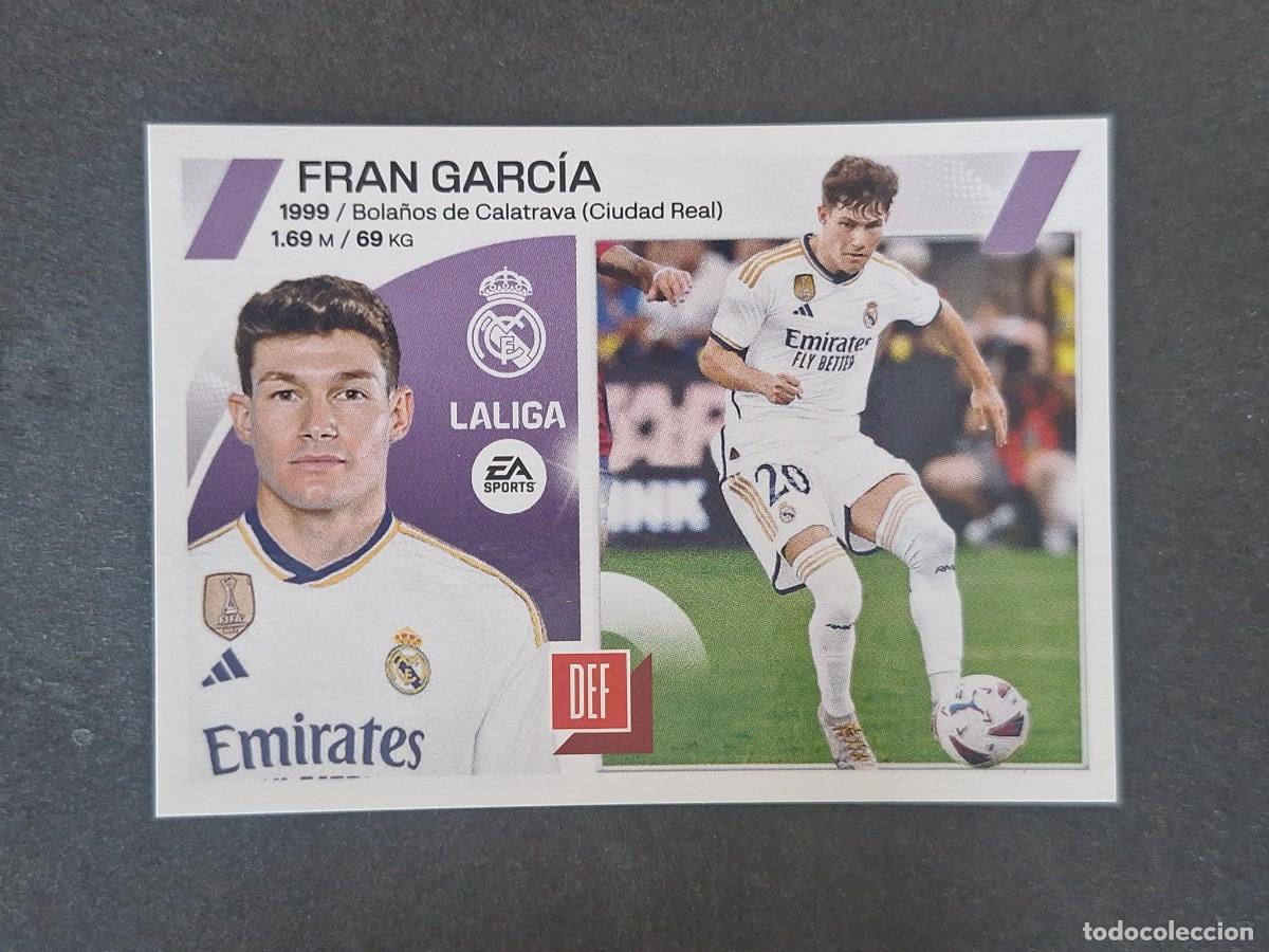 Figurine di Calcio: L2 FRAN GARCIA REAL MADRID COLOCA LIGA ESTE 2023 2024 23 24 NUNCA PEGADO SIN PEGAR