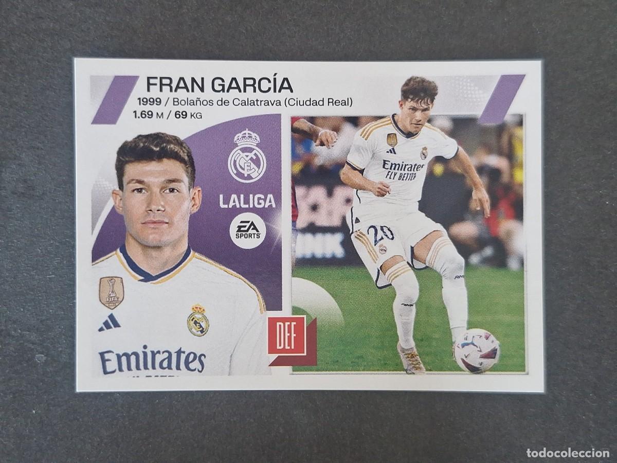 Figurine di Calcio: L2 FRAN GARCIA REAL MADRID COLOCA LIGA ESTE 2023 2024 23 24 NUNCA PEGADO SIN PEGAR