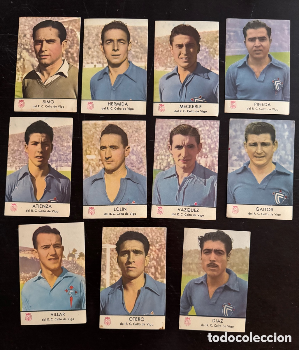 Figurine di Calcio: Cromos f&uacute;tbol antiguos Celta de Vigo