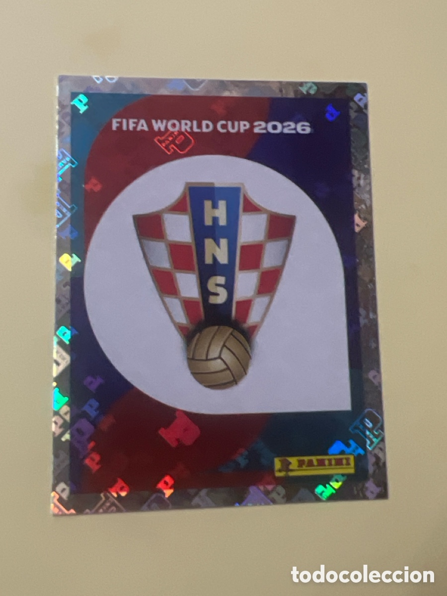 Football Stickers: C3270. CROMO FIFA WORLD CUP 2026. PANINI. LOGO CROACIA. CRO 1