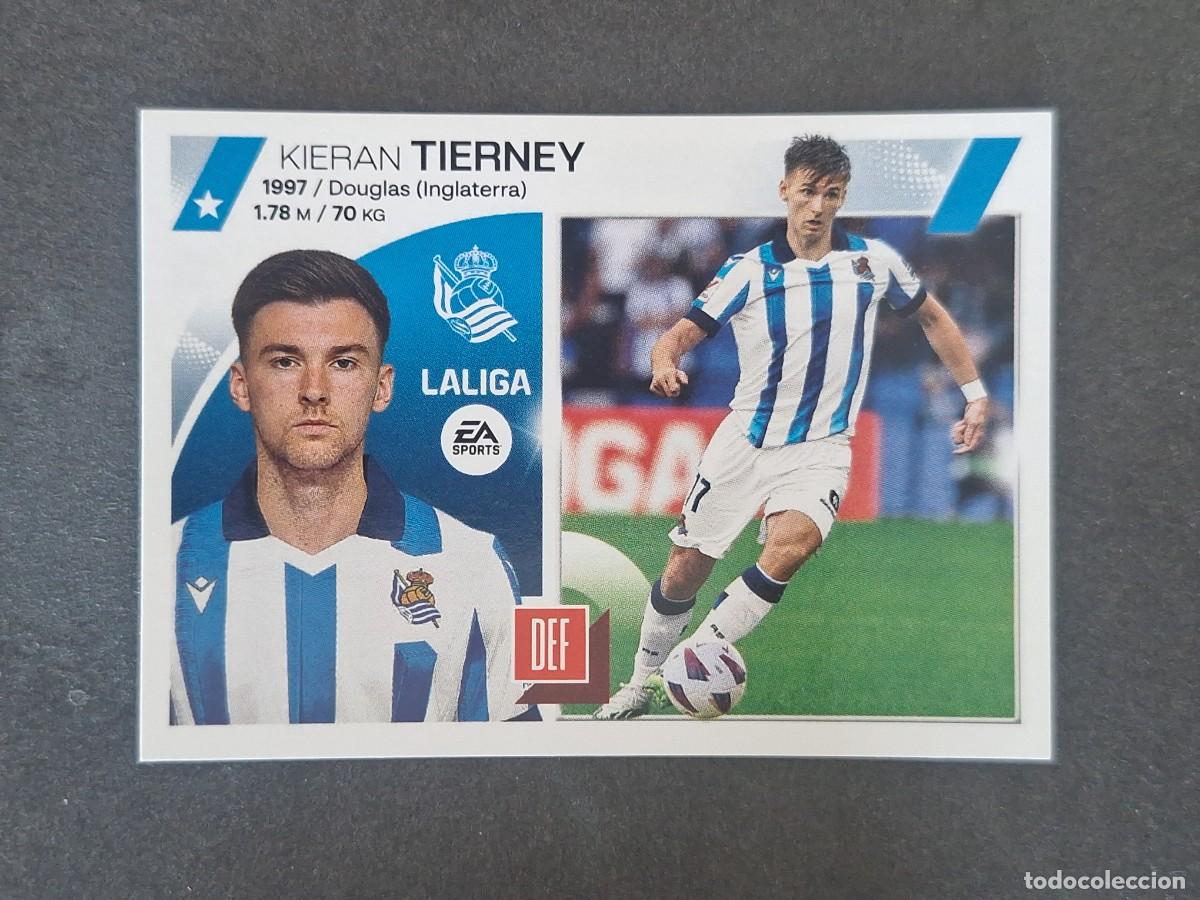 Football Stickers: L2 TIERNEY REAL SOCIEDAD COLOCA LIGA ESTE 2023 2024 23 24 NUNCA PEGADO SIN PEGAR