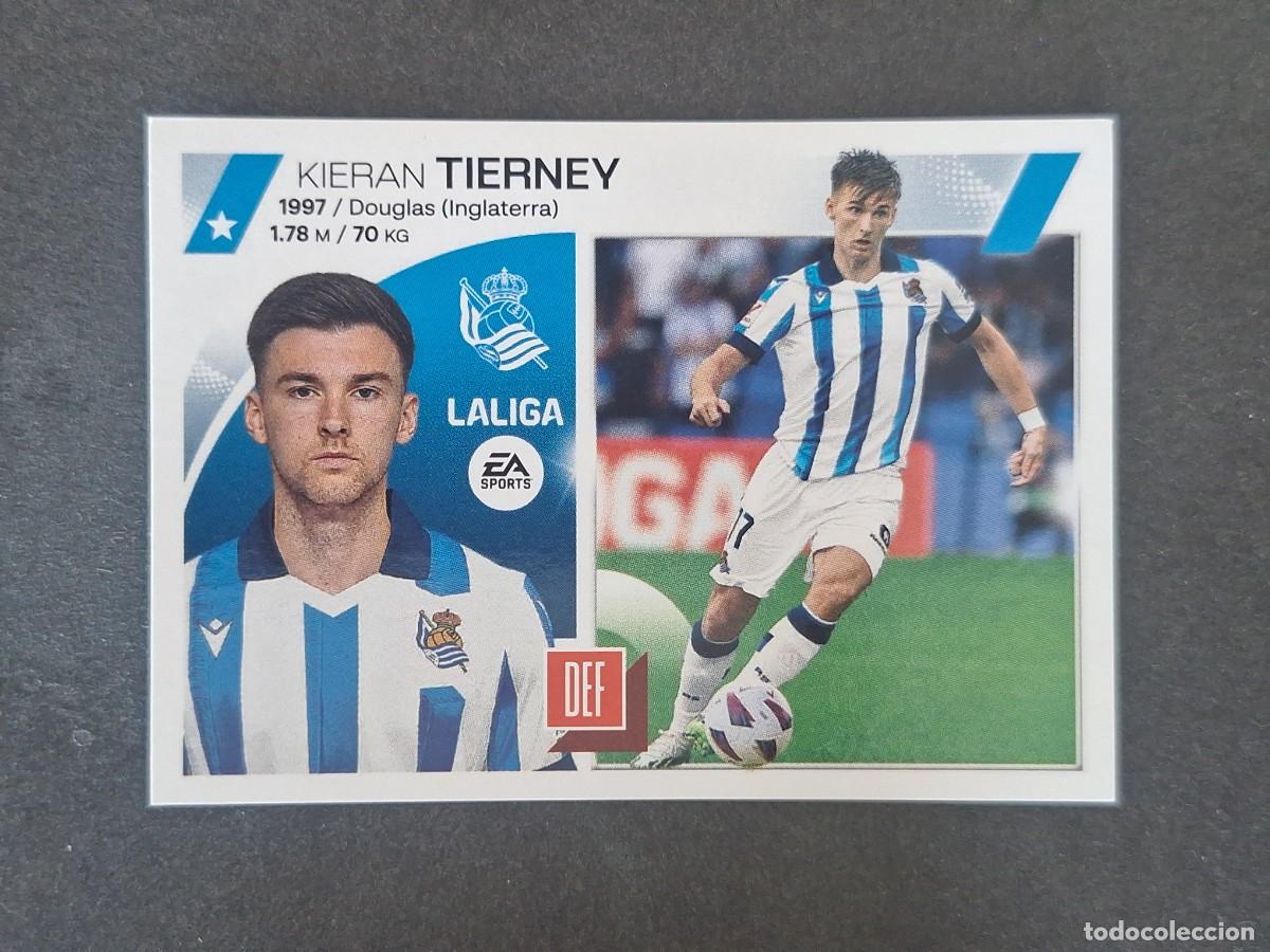 Football Stickers: L2 TIERNEY REAL SOCIEDAD COLOCA LIGA ESTE 2023 2024 23 24 NUNCA PEGADO SIN PEGAR